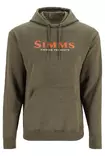 Simms Logo Hoody Military Heather - Hupparit - 694264661901 - 1