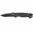 SOG Escape Clip Point Serrated Black - Taittoveitset - 729857996631 - 2