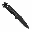 SOG Escape Clip Point Serrated Black - Taittoveitset - 729857996631 - 7