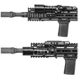 Streamlight ProTac RailMount 1LX USB Pro - Kiväärien asevalot - 080926890251 - 4