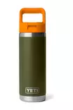 RAMBLER 18 OZ C STRAW BOTTLE OLIVE/KCO - Termospullot ja -mukit - 888830642191 - 1