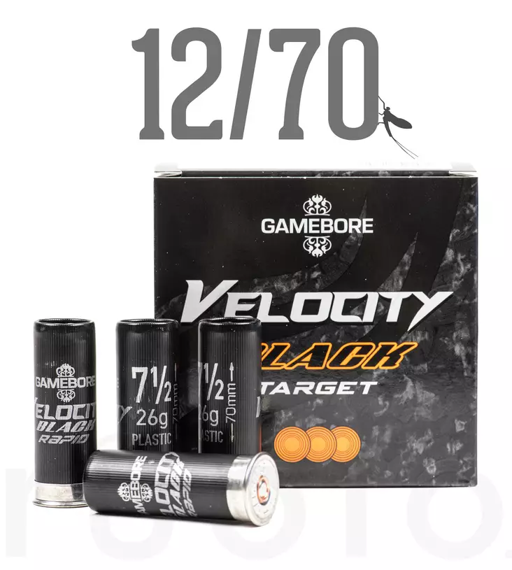 12/70 Gamebore Veloce Black Target 26g 7,5 - Ratapatruunat - 5056217521581 - 2