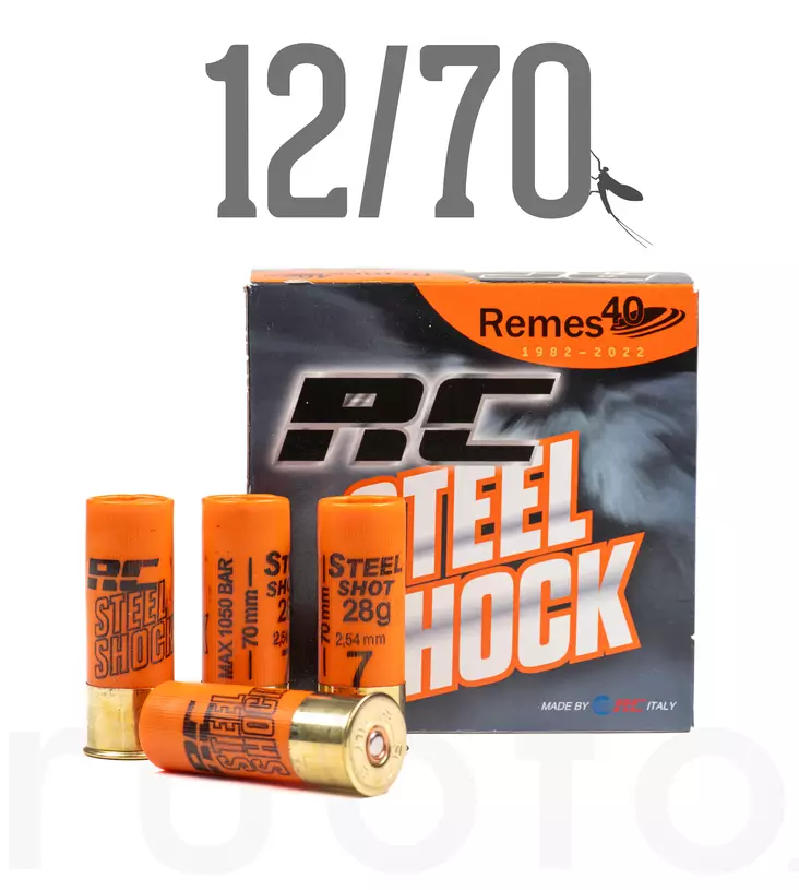 12/70 RC Steel Shock 28g 25pcs - Metsästyspatruunat, teräs - 8052109787971 - 2