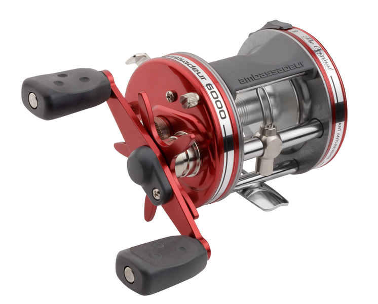 Abu Garcia Ambassadeur Classic Red - Pyöreäpäätyiset hyrräkelat - 036282080171 - 1
