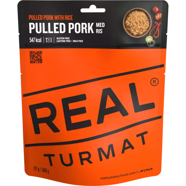 Real Turmat Pulled Pork With Rice - Retkiruuat - 7036480052171 - 1