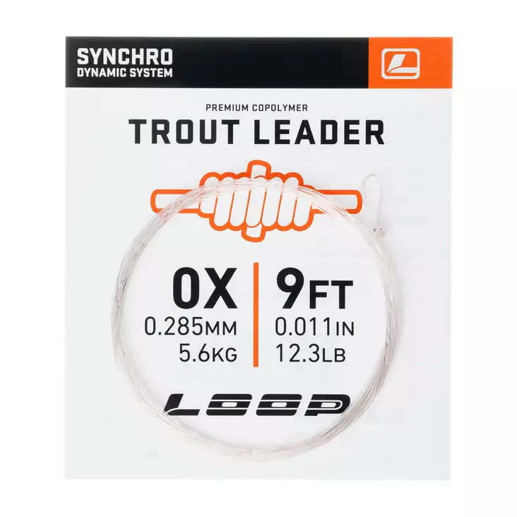 Loop Synchro 9' Trout Leader - Nylonkartioperukkeet - 827142057941 - 1