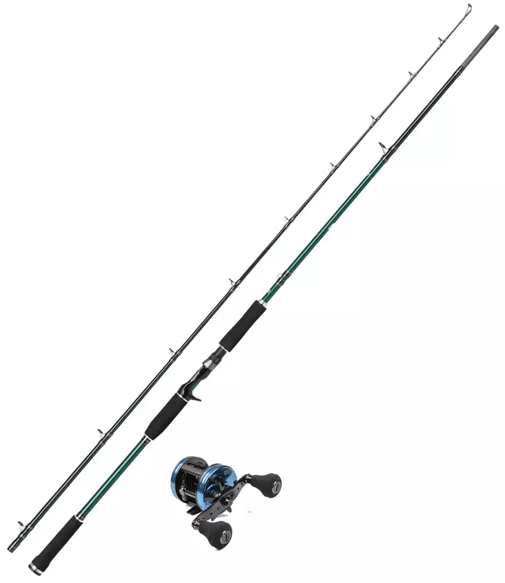 Abu Garcia Beast X 8'4" 60-220g ja Abu Garcia Ambassadeur 5601 Beast HD PM Special - Abu Garcia -hyrräkelavavat - 0701202311 - 1