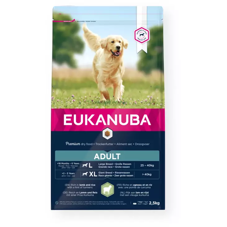 Eukanuba Dog Lamb & Rice Large - Eukanuba-koiranruoat - 8710255121161 - 1