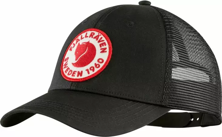 Fjällräven 1960 Logo Cap Black L/XL - Metsästäjän päähineet - 7323450601201 - 1