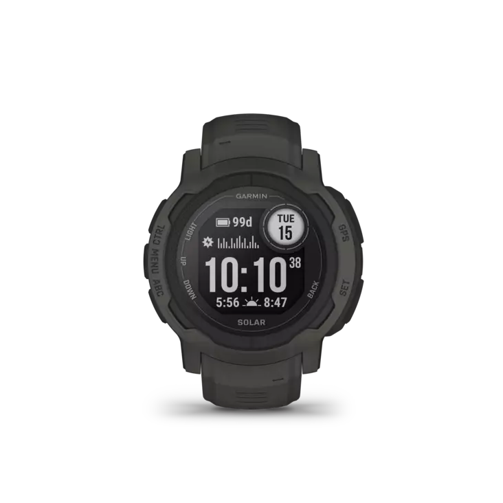 Garmin Instinct 2 Solar Graphite - GPS-paikannuslaitteet ja kellot - 753759278861 - 1