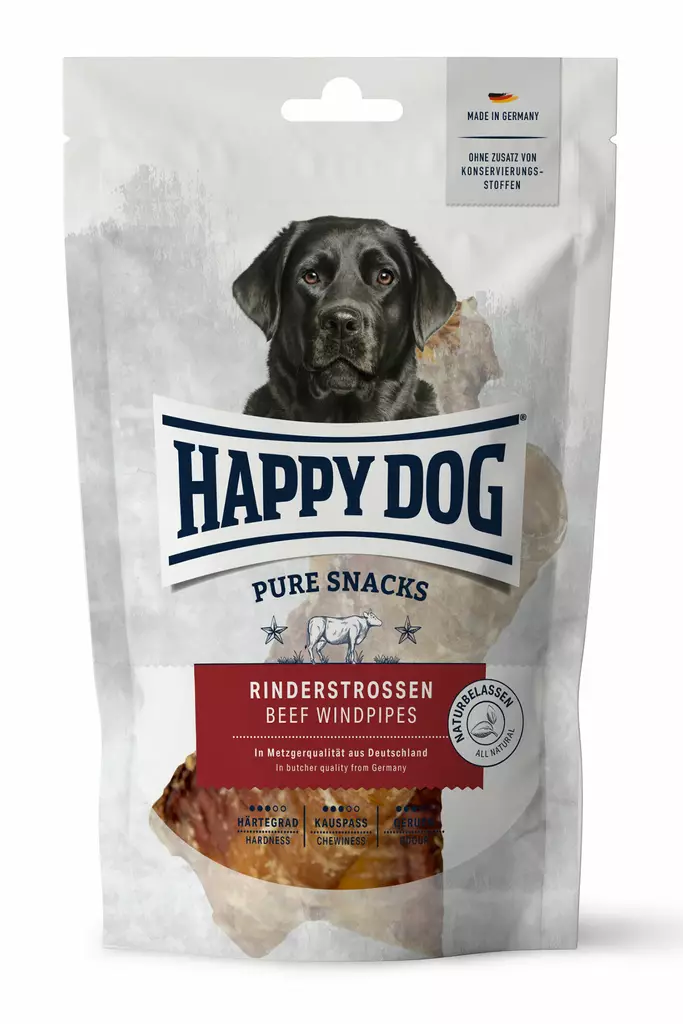 Happy Dog Beef Windpipes 250g - Kuivatut eläinten osat - 60891 - 1