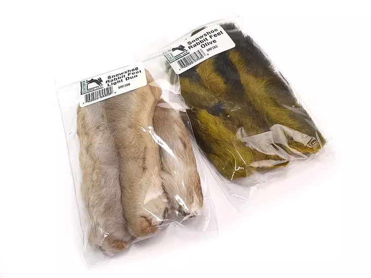 Hareline Snowshoe Rabbit Feet - Hännät ja häntäpalat - 40500100021 - 1