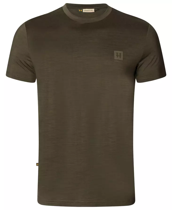 Härkila Base All Season S/S T-Shirt Willow Green - Metsästäjän alus- ja väliasut - 5714733633071 - 1