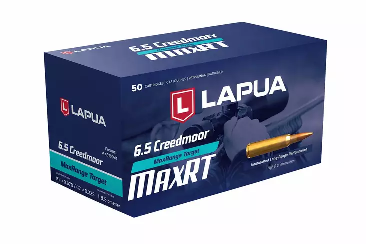 Lapua MaxRT 6,5 Crmr 9,3g 50pcs - Patruunat 6,5 Creedmoor - 6418267103961 - 1