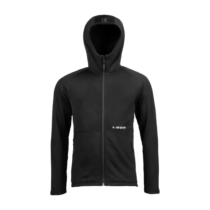 Loop Rosto V2 Full Zip Hoodie Soft Black - Hupparit - 827142068381 - 1