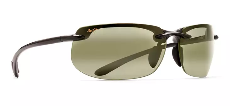 Maui Jim Banyans - Gloss Black Frame with HT Lens - Muovilinssit - 603429014711 - 1