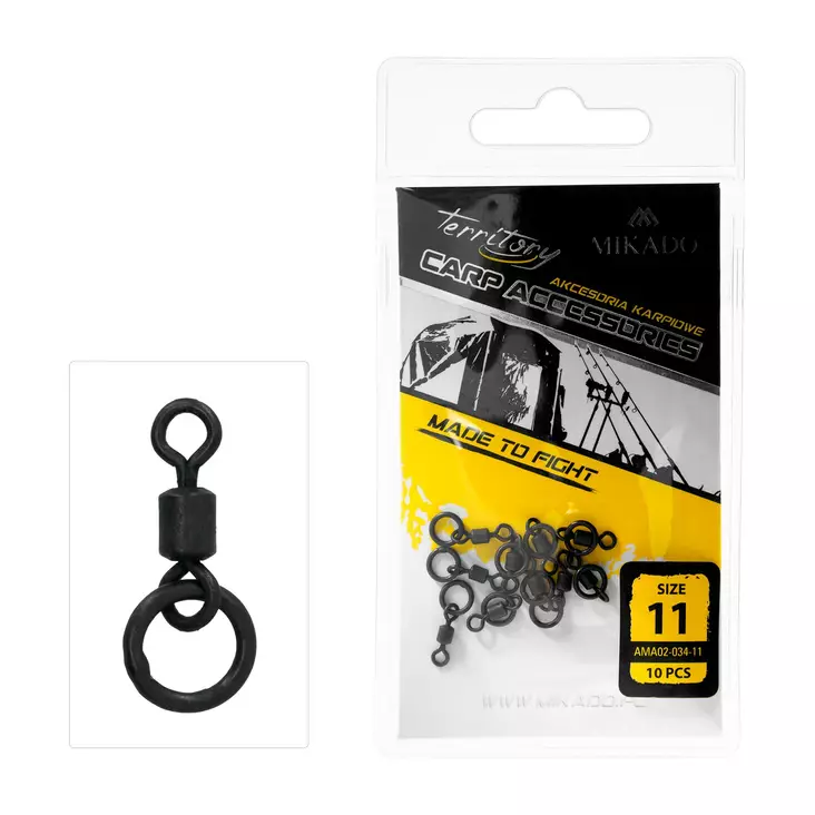Mikado Roller Swivel with Ring - Leikarit, renkaat & linkit - 5900637612711 - 1