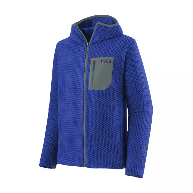 Patagonia Ms R1 Air Full-Zip Hoody Passage Blue - Fleecepaidat - 195699678361 - 1