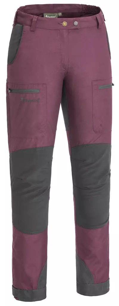 Pinewood Finnveden Hybrid Trousers W Plum - Naisten metsästyshousut - 7331090323711 - 1
