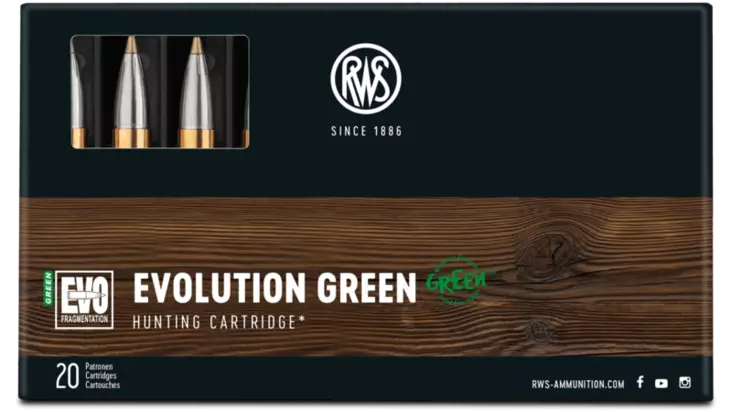 RWS Evolution Green .308Win 9,0g 20pcs - Patruunat 308 Winchester - 4000294086441 - 1