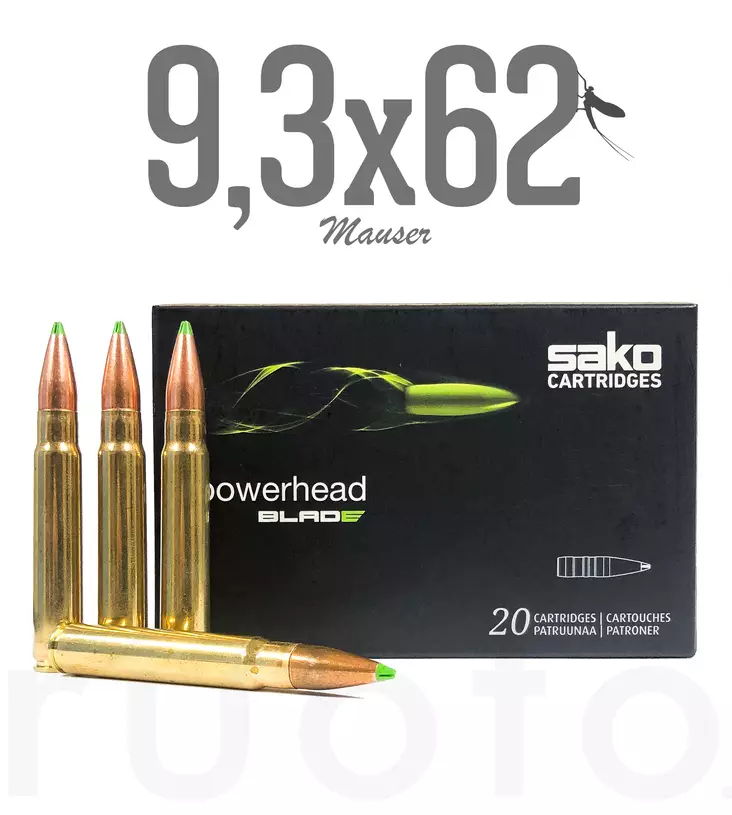 Sako Powerhead Blade 9,3x62 14,9g 20pcs - Patruunat 9,3 x 62 - 6438053155141 - 1