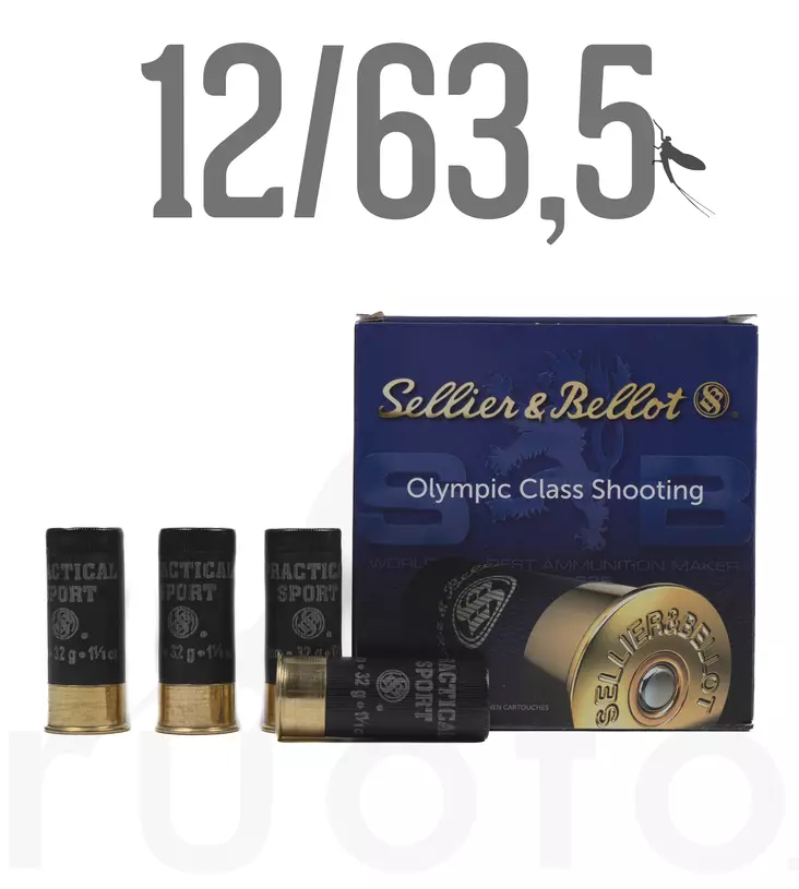 S&B 12/63,5 Practical Sport 32g 3,0mm - Ratapatruunat - 8590690022151 - 2