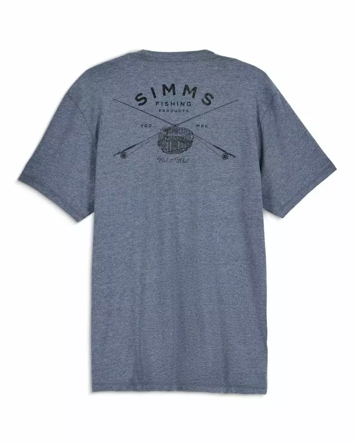 Simms Classic Tackle T-Shirt Athletic Heather - Miesten t-paidat - 694264711811 - 1