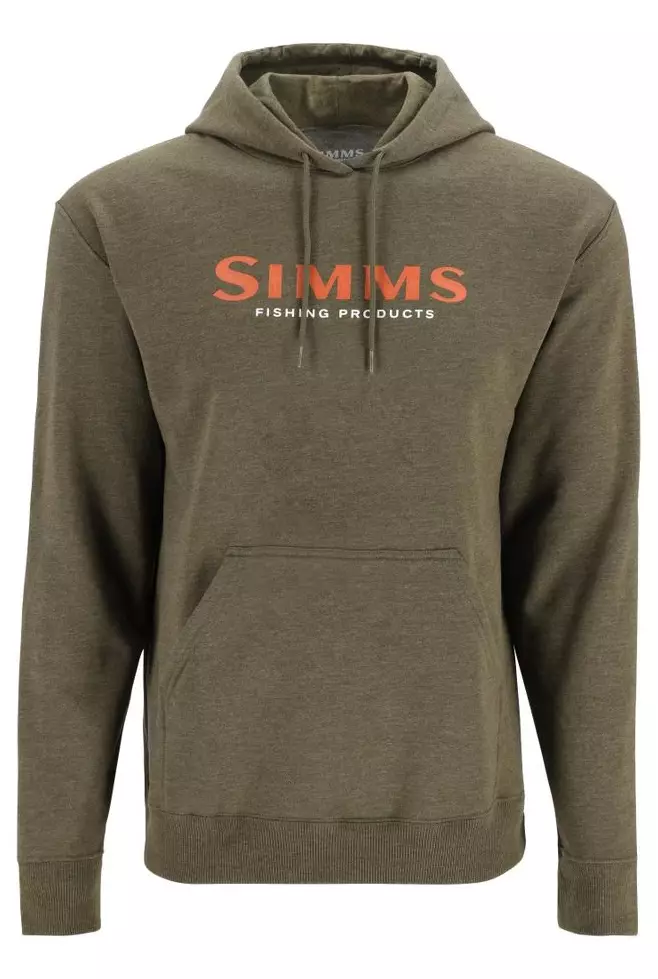 Simms Logo Hoody Military Heather - Hupparit - 694264661901 - 1