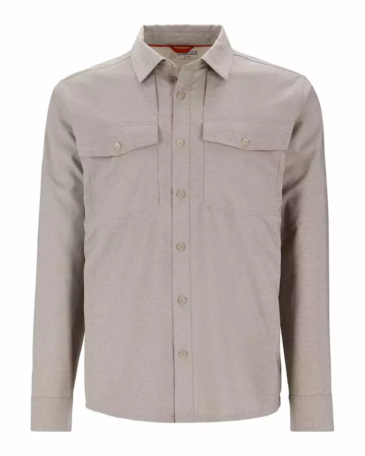 Simms No-See-Um Bugstopper Shirt Dolomite Heather - Paidat - 694264679821 - 2