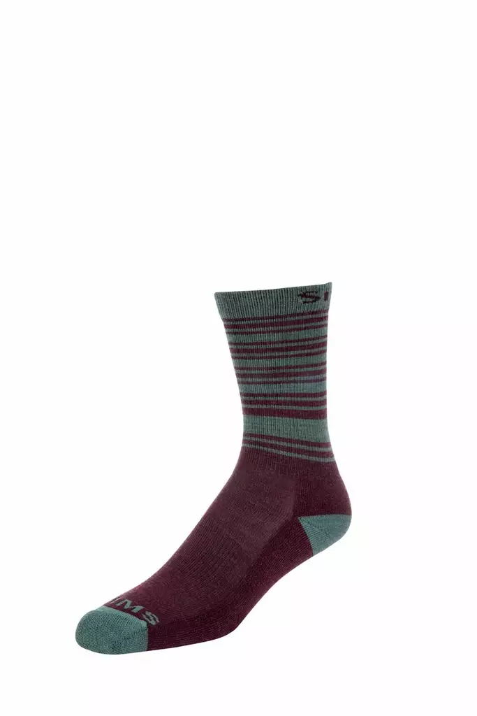 Simms Women's Merino Lightweight Hiker Sock Garnet - Sukat, buffit ja muut - 694264504611 - 2