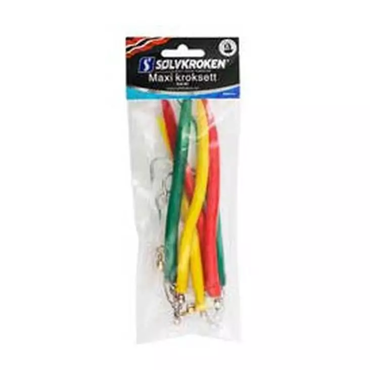 Sølvkroken Maxi Kroksett 6/0 0,80 mm - Valmiit meririgit - 7056963155151 - 1