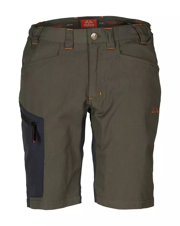 Swedteam Meadow W'S Short Green 34 - Naisten metsästyshousut - 7330144050511 - 1