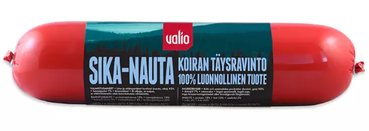 Valio liha-ateria sika-nauta - Koiran märkäruoka - 6438347010781 - 1