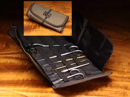 Hareline Roll Up Tying Tool Pouch -kuljetuspussi - Muut työkalut - 762820153662 - 2