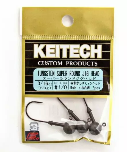 Keitech Super Round 7g #3/0 - Jigipäät - 4560262574412 - 2