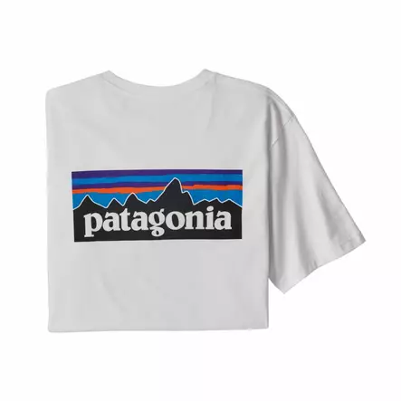 Patagonia Ms P-6 Logo Responsibili-Tee White - T-paidat - 192964189492 - 1