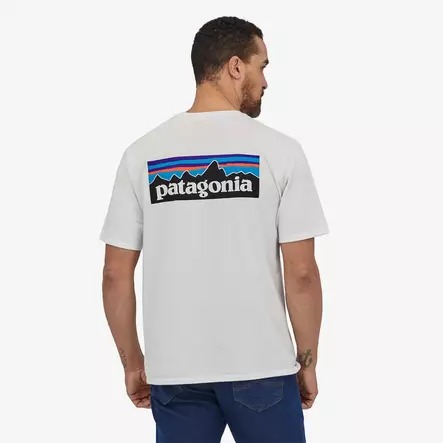 Patagonia Ms P-6 Logo Responsibili-Tee White - T-paidat - 192964189492 - 2
