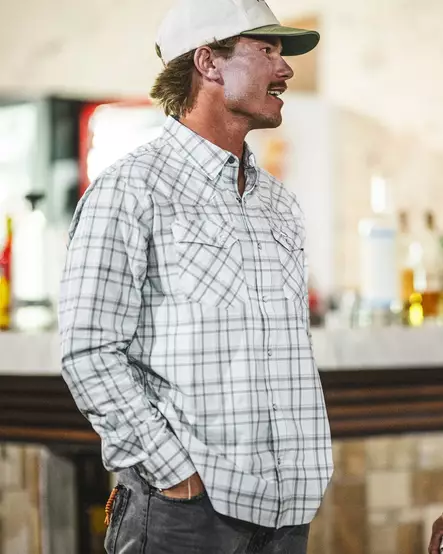 Simms Brackett Shirt Sterling Plaid - Paidat - 694264669792 - 2