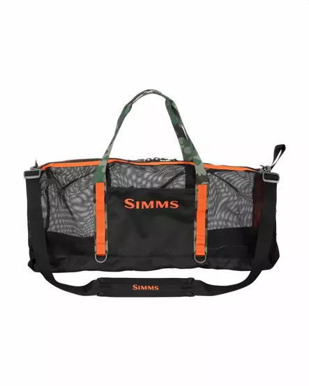 Simms Challenger Mesh Duffel 60L Black -varustelaukku - Varustelaukut - 694264549612 - 2
