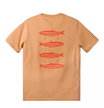 Vai-Ko Fishy T-Shirt Mens Sand - Miesten t-paidat - 6440000202402 - 2