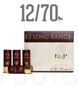 12/70 B&P F2 Long Range 36g 10pcs - Metsästyspatruunat, lyijy - 8033109433952 - 1