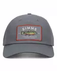Simms Single Haul Cap Gunmetal Trout - Lippikset - 694264669082 - 1