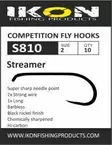 Ikon S810 Barbless Streamer - Streamerkoukut - 6430077071612 - 1