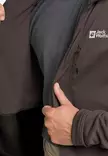 Jack Wolfskin Kolbenberg Hooded Full-Zip Jacket Peat - Välitakit - 4064886585262 - 5