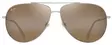 Maui Jim Hauoli XL - Shiny Gold Frame with HCL Bronze Lens - Muovilinssit - 603429080082 - 2