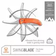 Outdoor Edge SwingBlade Orange - Metsästysveitset - 743404200842 - 2