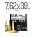 S&B FMJ 7,62X39 8,0G 50PCS - Muut kiväärikaliiperit - 8590690340842 - 1