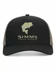 Simms Double Haul Trucker Stone Black - Truckerit - 694264673942 - 2