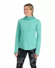 Simms Women's SolarFlex Cooling Hoody Gulf Blue - Paidat - 694264606292 - 2