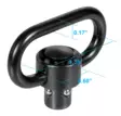 UTG Steel QD Sling Swivel 1.38" Loop - Hihnalenkit ja -kiinnikkeet - 4712274526822 - 2